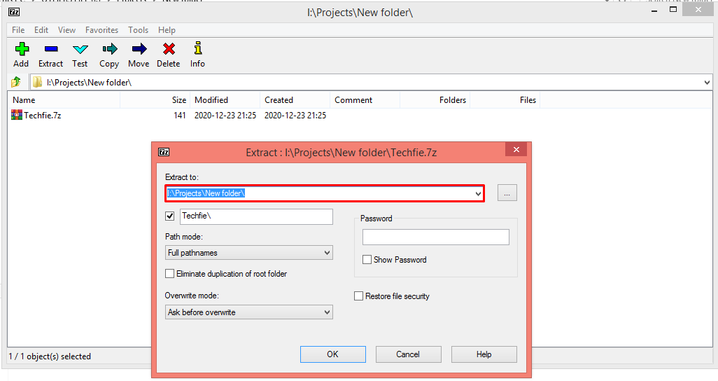 How to unzip .7z files on windows 10