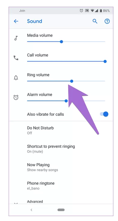 how to unmute an android phone